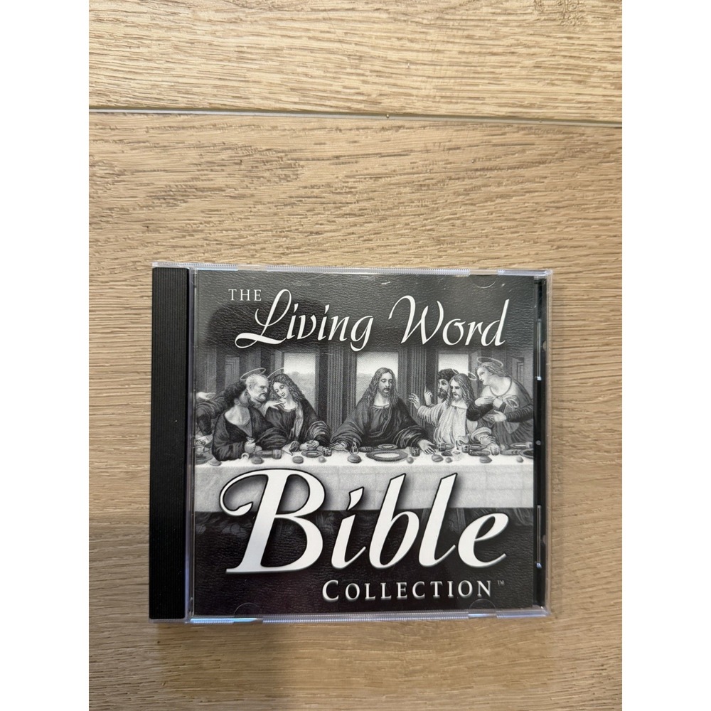 The Living Word Bible Collection CD-ROM ValuSoft 10396A Vintage PC Software 2002